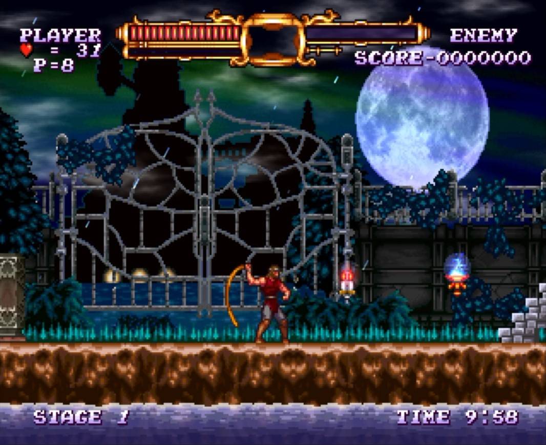 Castlevania The Adventure ReBirth - геймплей игры на Nintendo Wii